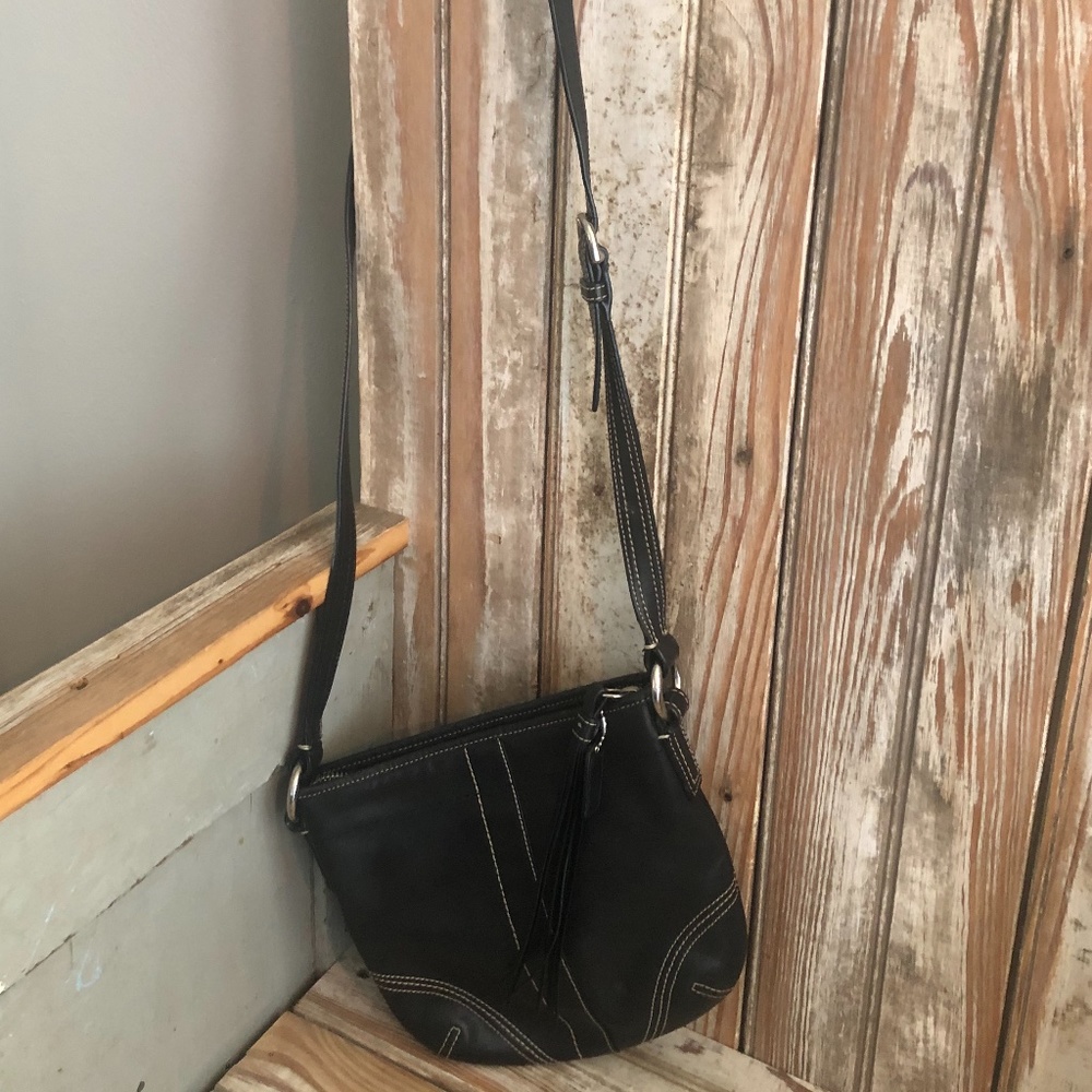 Black Coach Cross Body Bag